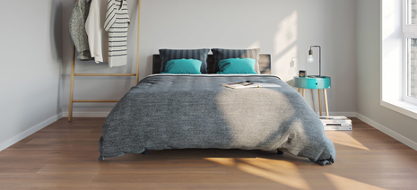 wineo 500 Laminatbode Schlafzimmer Balanced Oak Darkbrown LA182MV4