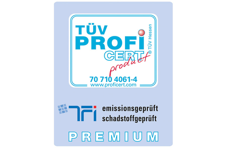 TÜV TFI TÜV TFI Proficert wineo Laminatboden Lamina DE Zertifikat