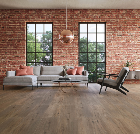 wineo 500 Laminatboden Wohnzimmer Wild Oak Darkbrown LA187XXLV4