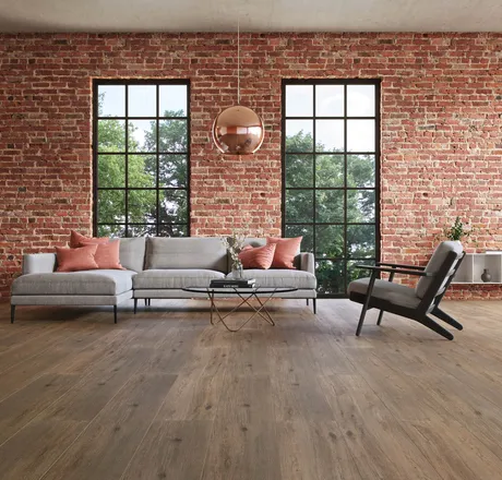 wineo 500 Laminatboden Wohnzimmer Wild Oak Darkbrown LA187XXLV4
