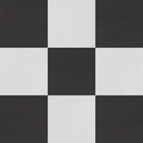 wineo Designboden Verlegekombinationen Muster Vierecke Schwarz Weiß
