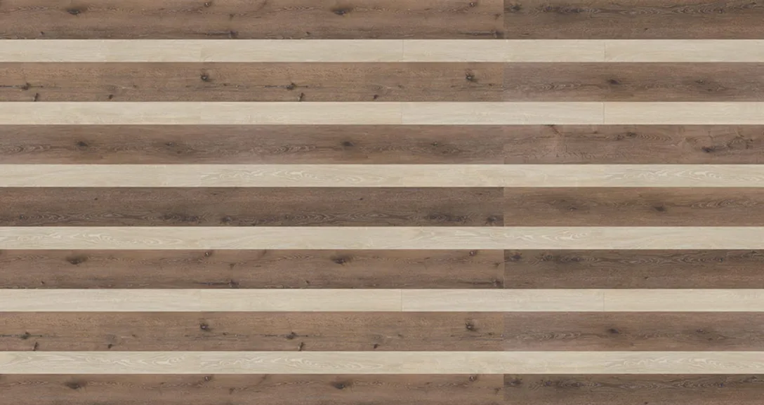 wineo Designboden wineo Designboden Verlegekombinationen Muster Holzstreifen hell und dunkel