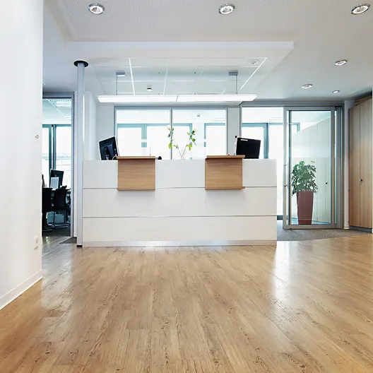 wineo Bodenbelag wineo Bodenbelag Holzoptik Braun im Empfangsbereich