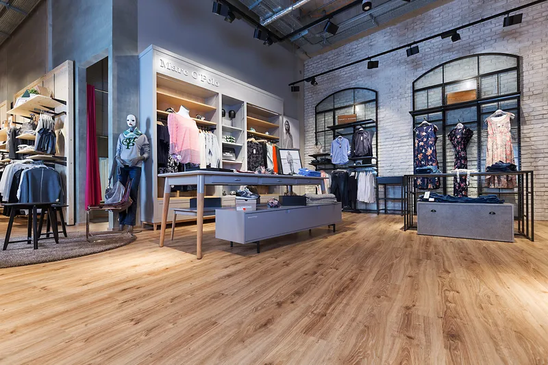 wineo Purline Bioboden  wineo Purline Bioboden Holzoptik Modegeschäft