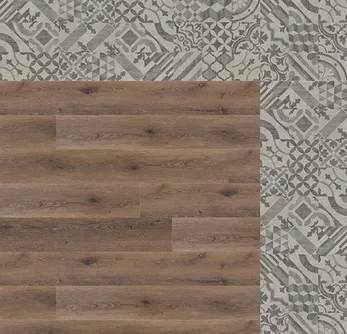 wineo Designboden wineo Designboden Verlegekombinationen Muster Vintage und Holzoptik